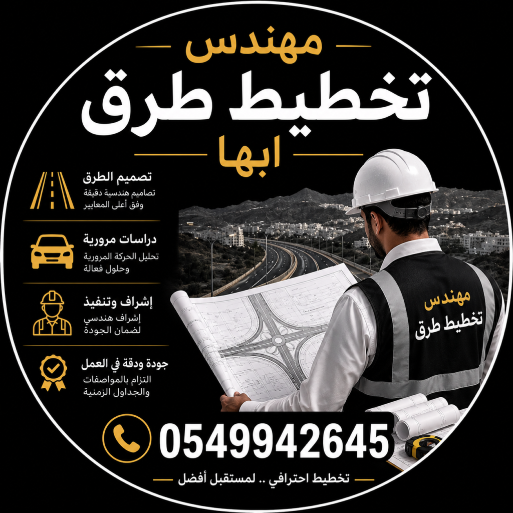 مهندس تخطيط طرق أبها