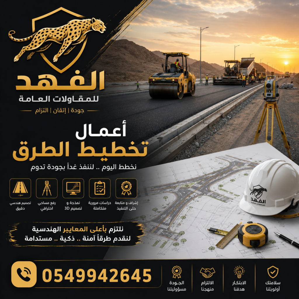 أعمال تخطيط طرق
