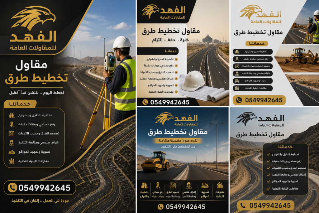 مقاول تخطيط طرق
