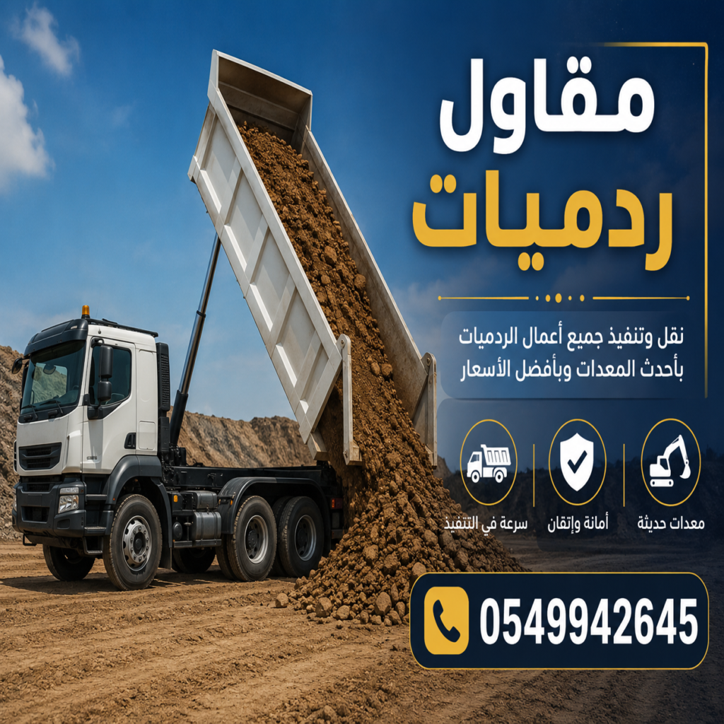 مقاول ردميات جازان