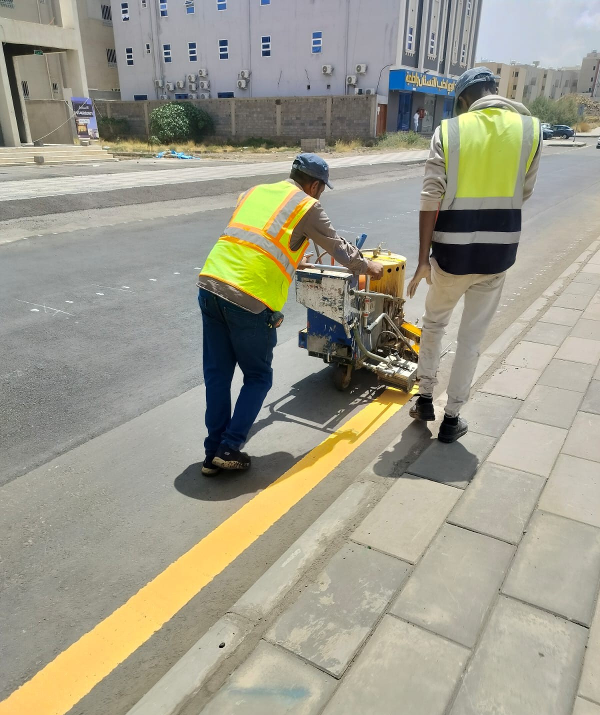 أعمال تخطيط الطرق والمواقف