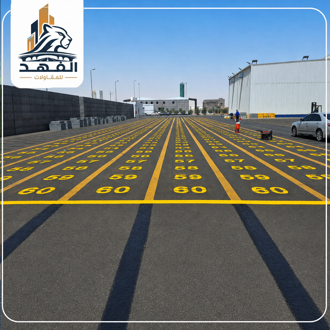 أعمال تخطيط الطرق والمواقف