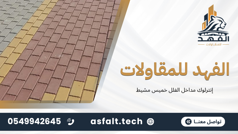 ‫إنترلوك مداخل الفلل خميس مشيط‬